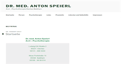 Desktop Screenshot of anton-speierl.de